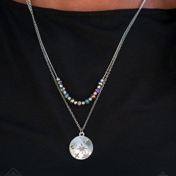 paparazzi Jewelry - Paparazzi Jewelry - Stunning Supernova & Artificial Starlight Necklace & Earring